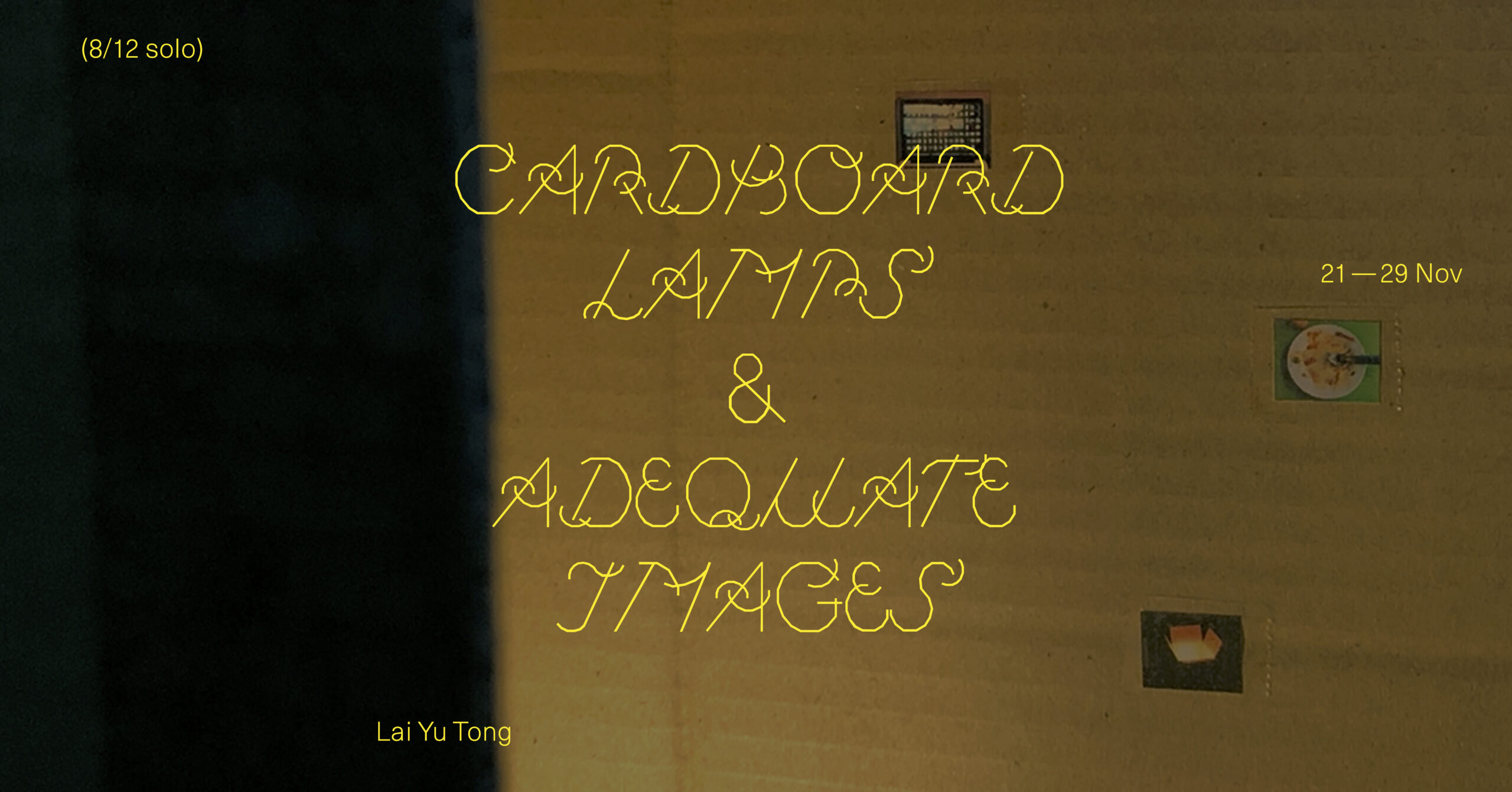 Cardboard Lamps & Adequate Images_title